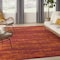 Homeroots 9' X 12' Red And Orange Abstract Indoor Outdoor Area Rug 545481 - alternate 8