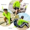 Protectx Long Sleeve T-Shirt, 92% Polyester, 8% Spandex, Green, Black, S, 2 PK HV-LTT145-GNBK-S-02 - alternate 7