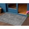 Homeroots 3' X 5' Gray And Smoky Black Abstract Washable Indoor Outdoor Area Rug 609316 - alternate 1