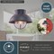 Vaxcel Harwich Gray Coastal Barn Dome Outdoor Flush Mount Ceiling Light Clear Glass T0264 - alternate 9