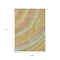 Homeroots 9' X 12' Gold Sky Blue And Coral Abstract Washable Indoor Outdoor Area Rug 631249 - alternate 7