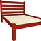 Homeroots Red Solid Wood Queen Bed Frame 546896 - alternate 7
