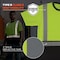 Ergodyne M Lime Class 2 Essential Hi-Vis T-Shirt Black Bottom 8286BK - alternate 5