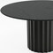 Homeroots 60" Black Solid Wood Pedestal Base Round Top Dining Table 721043 - alternate 7