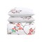 Homeroots Coral and White Queen 100% Cotton 200 Thread Count Washable Duvet Cover Set 528103 - alternate 7