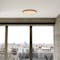 Vaxcel Aurelia 16-in Brushed Gold Contemporary Round LED Flush Mount Ceiling Light Alabaster Shade C0357 - alternate 7