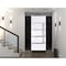 Vdomdoors Steel Door Deux 1105 Black Enamel 2 Sidelight Exterior Windows Sidelites/ Stainless Inserts Entry D DEUX1105EXD-BLK-W14+36+14xH80-RH-O - alternate 5