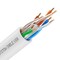 Syston Cable Technology Cat 6e Ethernet Cable Bulk, 20ft White, 600MHz 23AWG Solid Bare Copper, CMR Riser-Rated for PoE Use BULK1258-20WH - alternate 1