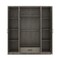 Homeroots Two Piece Gray Solid and Manufactured Wood Bedroom Set 662336 - alternate 5
