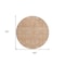 Homeroots 8' Coral And Ivory Round Floral Washable Indoor Outdoor Area Rug 604667 - alternate 7