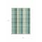 Homeroots 5' X 8' Sage Mint Green And Teal Blue Plaid Washable Indoor Outdoor Area Rug 614006 - alternate 8