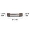 Southland 1/2-in x 3-1/2-in Galvanized Steel Schedule 40 Nipple 563-035HN - alternate 5