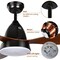 Simple Deluxe 52in Ceiling Fans with Lights and Remote, Outdoor Ceiling Fans for Patios with Light, Easy to Insta HIFANXCEIL52RCWOOD - alternate 6