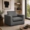 Manhattan Comfort Cleo Upholstered Accent Chair in Pewter AC1949-PT - alternate 8