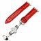 Elegani Alligator-Embossed Leather Watch Replacement Band Compatible with Apple Watch 42mm, Red LAT2-RED-42mm - alternate 1
