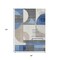 Homeroots 8' X 10' Blue Gray And Ivory Geometric Washable Indoor Outdoor Area Rug 617977 - alternate 8