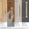 Amerock Stature 3-3/4 in 96 mm Center-to-Center Golden Champagne Cabinet Pull BP36887BBZ - alternate 7