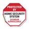 Signmission Protected By Home Security System 2, 18 Inch X 18 Inch, Vinyl Decal OC-D-18-169 - alternate 1