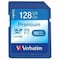 Verbatim 128GB Premium SDXC Memory Card, UHSI V10 U1 Class 10, Blue VER44025 - alternate 1