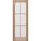 Doornmore G106, 37.75" x 98" ( 36" Door) Left Hand, Mahogany SDL 6 Lite Exterior Door G106-SW-3696_1_LI - alternate 1