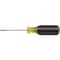 Klein Tools General Purpose Slotted Screwdriver 1/8 in Round 612-4 - alternate 1