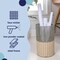 Happimess Harper Modern 4.13-Gallon 2-Tone Faux Wicker Cylinder Outdoor Trash Can, Gray/Cream HPM1101B - alternate 8