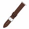 Elegani Band Compatible with Apple Watch 40mm, Dark Brown, Silver, Black, Yellow Gold, Rose Gold Buckle SVLTQR-DBRN-40 - alternate 1