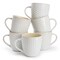 Elama Honeycomb 6 Piece 15 Ounce Mug Set in White EL-HONEYCOMBWHITE6 - alternate 1