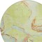 Homeroots 8' Artichoke Green Blue And Brown Round Abstract Washable Indoor Outdoor Area Rug 597760 - alternate 8