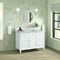 James Martin Vanities Lorelai 48'' S Vanity, Bright White w/ Jasmine Pearl Silestone Top w/FreePower Wireless Charger 424-V48-BW-FEJP - alternate 9