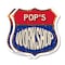 Signmission Pop's Workshop, 6 inch X 6 inch, Plastic Sign, 2PK SHI-P-2PACK-6-489-POP - alternate 1