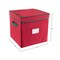 Elf Stor Christmas Decor Storage Box Red Oxford Canvas Ornament Cube Chest With 64 Compartments 83-DT5021 - alternate 9