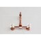 Kingston Brass Two-Handle Wall Mount Bridge Kitchen Faucet, Antique Copper KS244PXAC - alternate 6