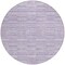 Homeroots 8' Plum And Purple Round Striped Washable Indoor Outdoor Area Rug 587952 - alternate 8