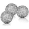 Homeroots Set of Three 5" Nickel Iron Decorative Orb Tabletop Sculptures, 3PK 354590 - alternate 3