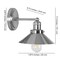 Jonathan Y July 7.88" 1-Light Industrial Farmhouse Metal Vanity Light, Nickel JYL7426B - alternate 11