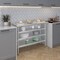 Amgood 18in D x 48in L Stainless Steel Table, Three Undershelves AMG WT-1848-3SH-Z - alternate 8