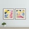 Homeroots Set Of Two Modern Abstract Watercolor Black Framed Wall Art, 2PK 606694 - alternate 4