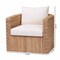 Bali & Pari Rhinos Bohemian Light Brown Seagrass Tuxedo Arm Chair 256-13849-ZORO - alternate 9