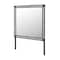 Global Furniture Usa Contemporary Glam Soleil Charcoal Mirror SOLEIL-CHARCOAL-MR - alternate 3