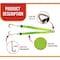 Mytee Products V Bridle Strap 3in x 48in Leg w/ J Hooks, Hi-Viz Green Polyester Webbing VStrap-0348J - alternate 9