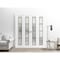 Sartodoors Sliding Closet Double Bi-fold Doors Planum 2132 White Solid Core Modern Interior PLANUM2132DBF-WS-96 x 80 (4* 24x80) - alternate 5