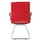 Office Star Products SPX Guest Faux Leather Chair, Red SPX23595C-U9 - alternate 8