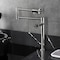 Kingston Brass Deck Mount Pot Filler Faucet with Knurled Handle, Polished Nickel KS4706RKZ - alternate 6