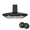 Wrightmaster 30 in. Wall Mount 450 CFM Ductless Range Hood Vent for Kitchen Hood in Stainless Steel, Black ZR-B75206P - alternate 1