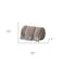 Homeroots 55" X 70" Chocolate And Gray Cotton Blend Woven Checkered Plush Throw Blanket with Fringe 633074 - alternate 7
