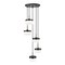 Z-Lite Renaud Matte Black 5 Light Chandelier 827P6-5R-MB-LED - alternate 7
