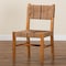 Bali & Pari Prita Bohemian Paper Loom and Natural Mahogany Wood Dining Chair 249-13884-ZORO - alternate 9