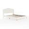 Martha Stewart Amelia Queen Upholstered Platform Bed with Curved Headboard and Cushioned Siderails TW-3WDB02B-Q-OWH-MS - alternate 8