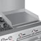 Koolmore 60 in. 6 Burner Commercial Natural Gas Range with 24 in. Griddle in Stainless-Steel KM-CRG60-NG - alternate 9